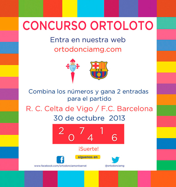 Concurso Ortoloto Celta Barça 2013
